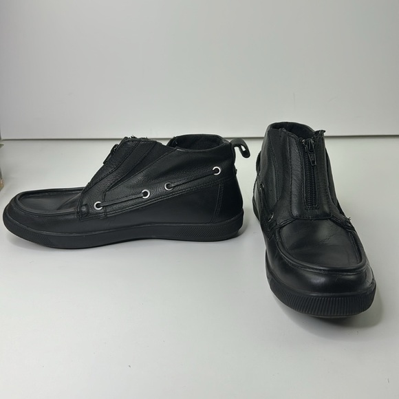 Cougar Cobalt Black Leather Winter Bootie - Picture 3 of 12